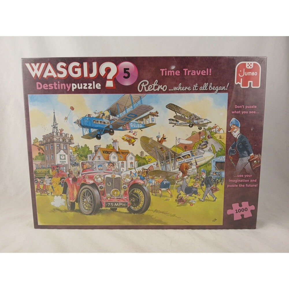 Wasgij? 1000 Piece Destiny Jigsaw Puzzle #5-Time Travel!-NEW/SEALED!